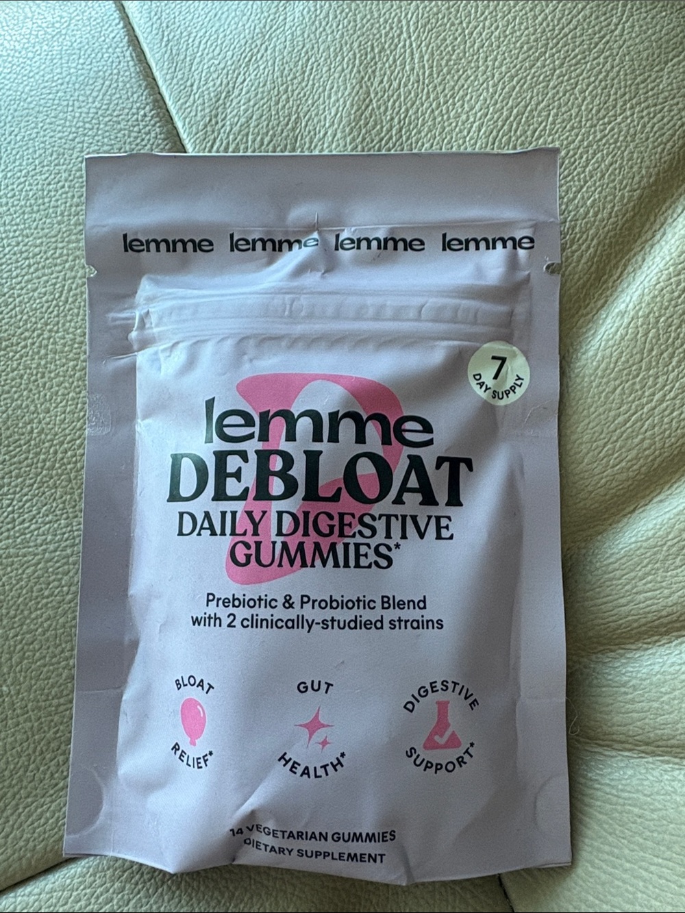 Debloat Daily Digestive Gummies - Pink